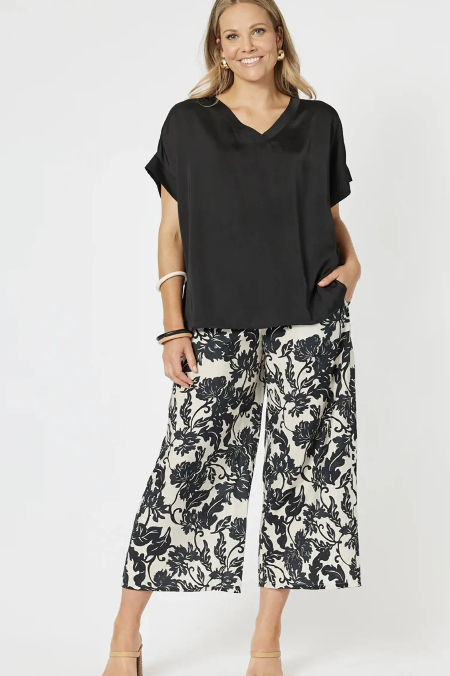 Sale Ivy Pant - Black - HV11 Ladies Pants