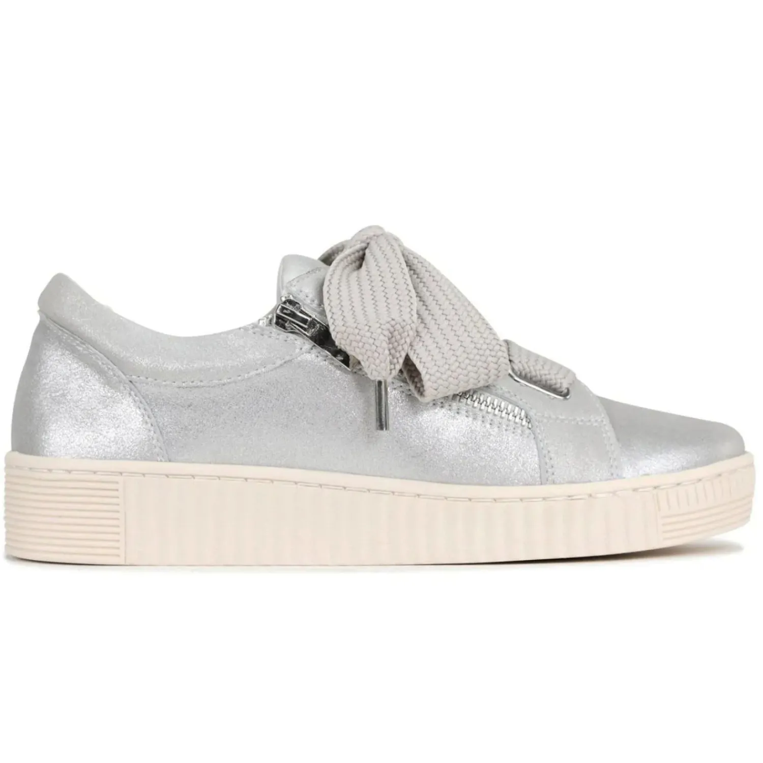 Jovi Leather Sneaker - Silver -ES11 Sneakers