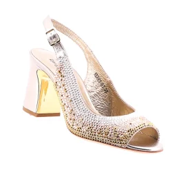 Kerry Heel - New Champagne - DJ6 Wedding Shoes|Heels