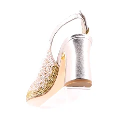 Kerry Heel - New Champagne - DJ6 Wedding Shoes|Heels