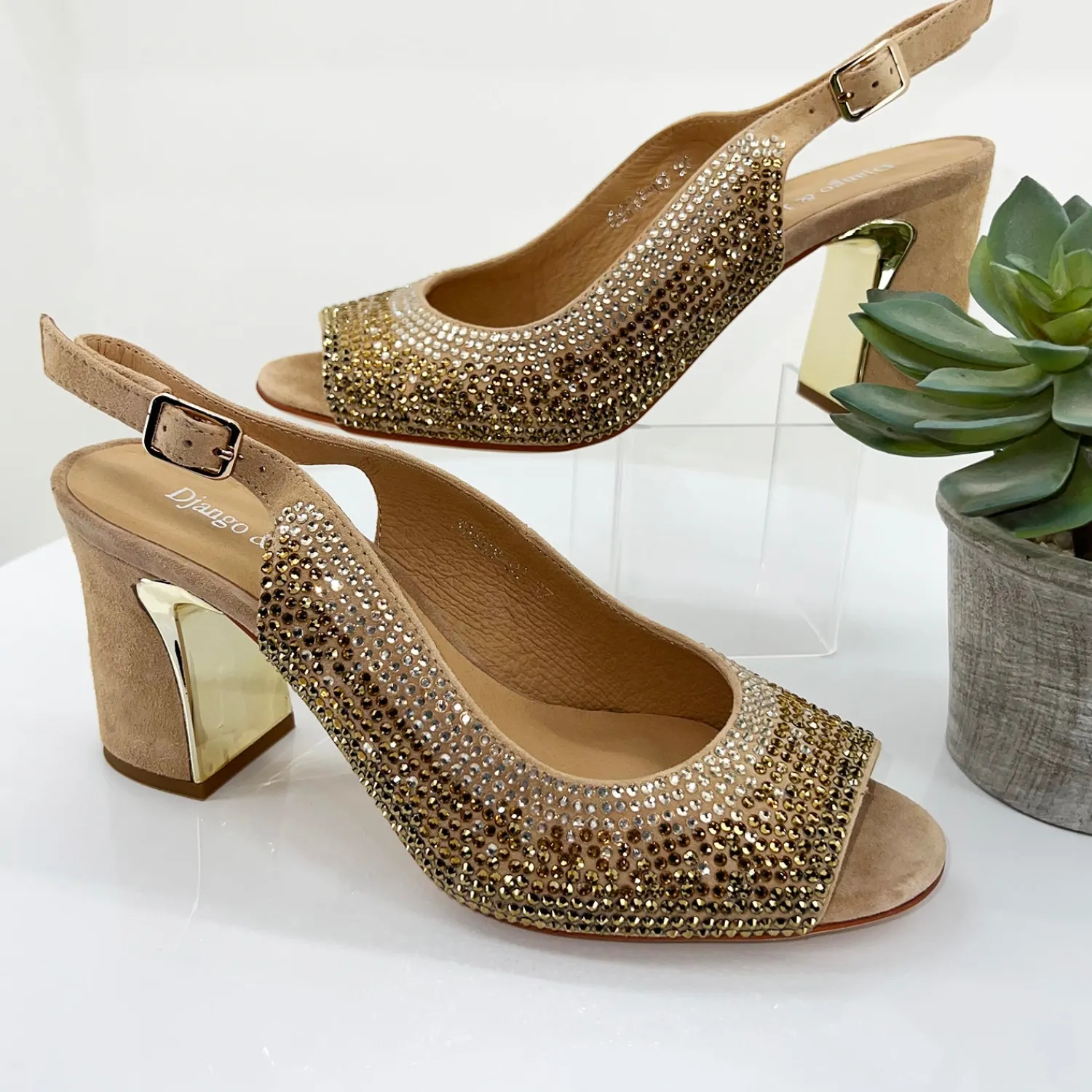 Best Kerry Heel - Caramel Multi - DJ6 Wedding Shoes|Heels