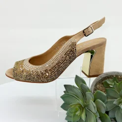 Best Kerry Heel - Caramel Multi - DJ6 Wedding Shoes|Heels