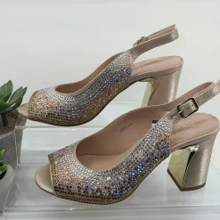 Best Kerry Heel - Rose Shimmer - DJ6 Wedding Shoes|Heels