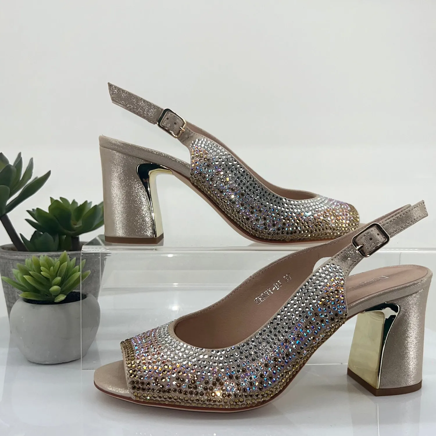 Best Kerry Heel - Rose Shimmer - DJ6 Wedding Shoes|Heels