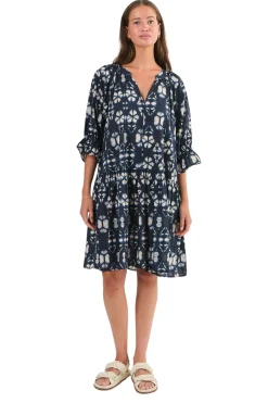 Discount Kitty Cotton Dress - Fracture - N20 Dresses