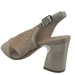 Hot Konduct Heel - Nude Shimmer - DJ18 Heels