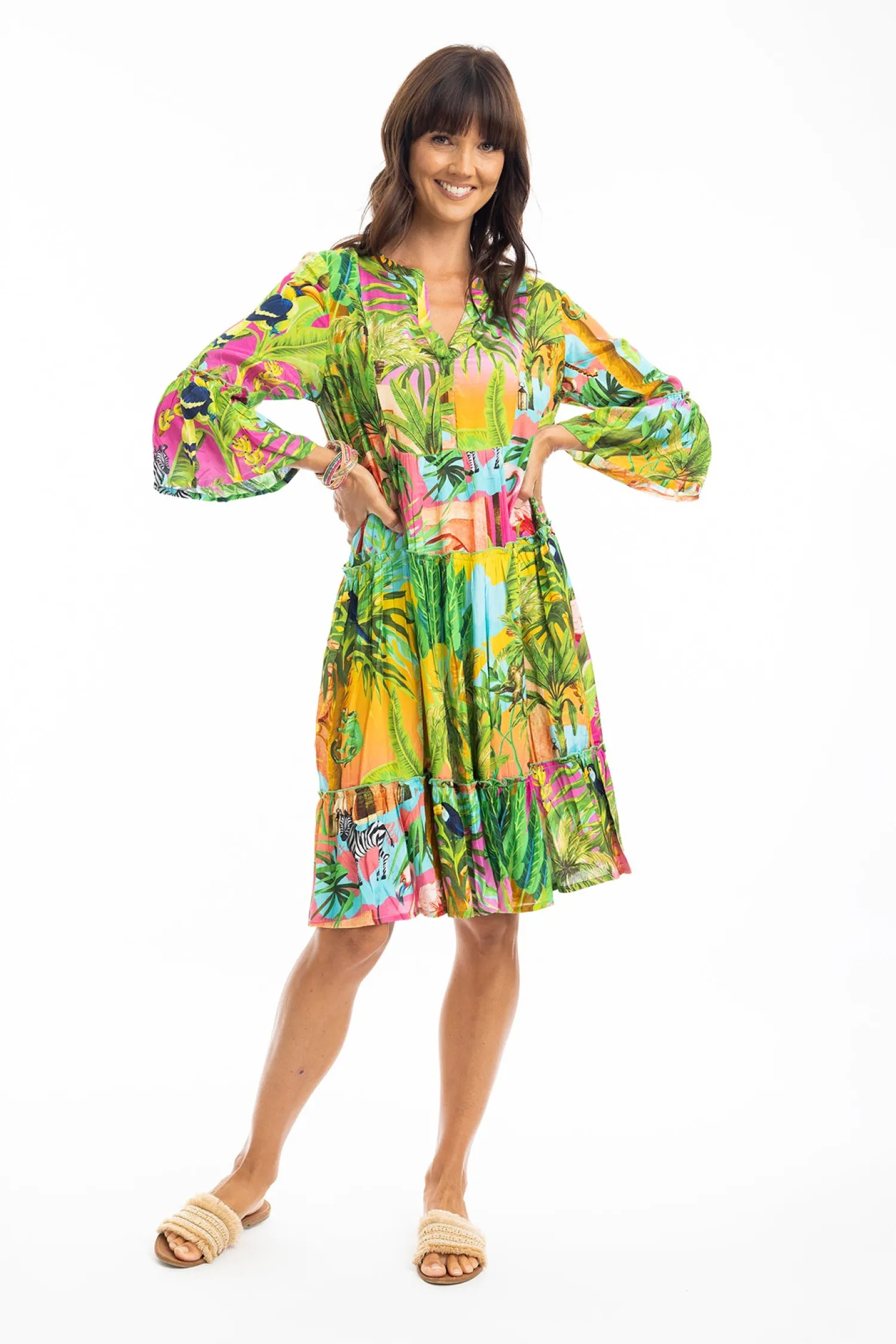 New Lani Dress Frill 3/4 Sleeve - EP6 Dresses
