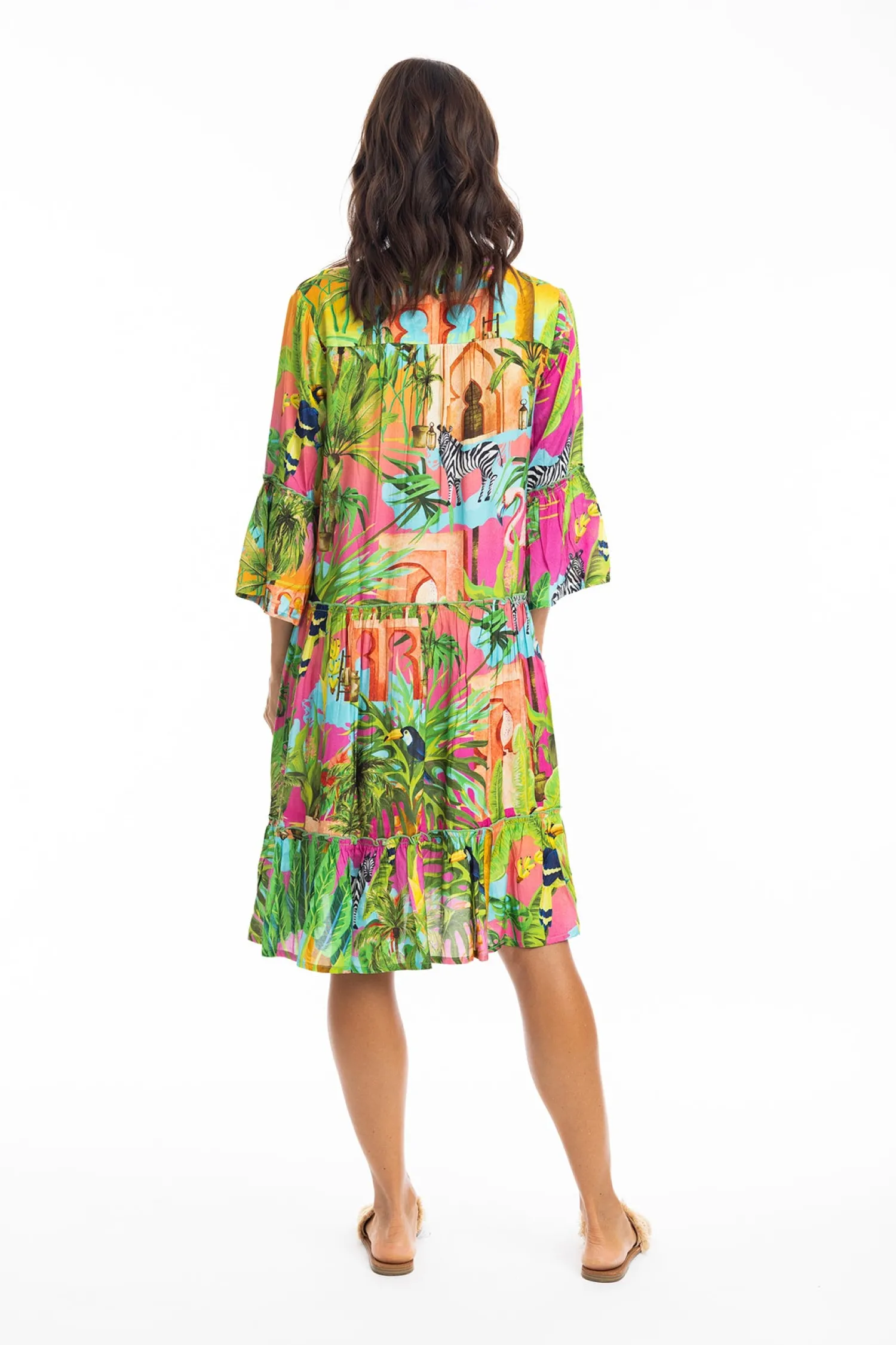 New Lani Dress Frill 3/4 Sleeve - EP6 Dresses