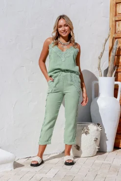 Sale Lavanda Cami | Sage | FA1 Linen Lovers