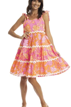 Best Layla Tie Dress - Orange - EP7 Dresses