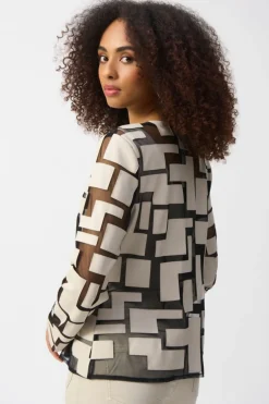 Clearance Leatherette Mesh Jacket - Moonstone - JR50 Coats & Jackets