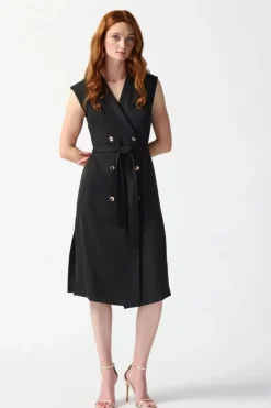 Hot Liana Wrap Dress - Black - JR42 Weddings & Events|Dresses