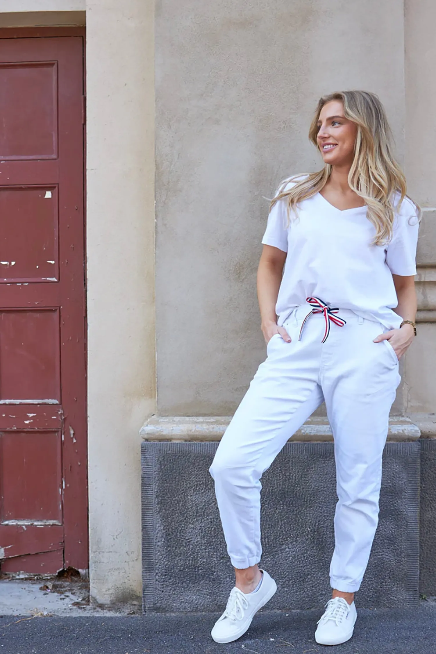 Discount Libby Jogger - White - ST2 Women Women's Jeans