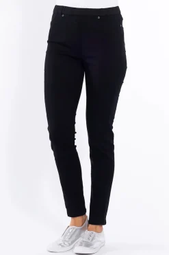 Outlet Linda Pull On Pant - Black - CL10 Ladies Pants