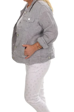 Online Lucy Jacket - Smoke - OJ8 Coats & Jackets