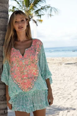 Hot Lula Dress - Aqua - M3 Dresses