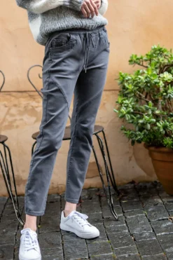 Outlet Margo Jogger - Black Sand - MN5 Women Women's Jeans