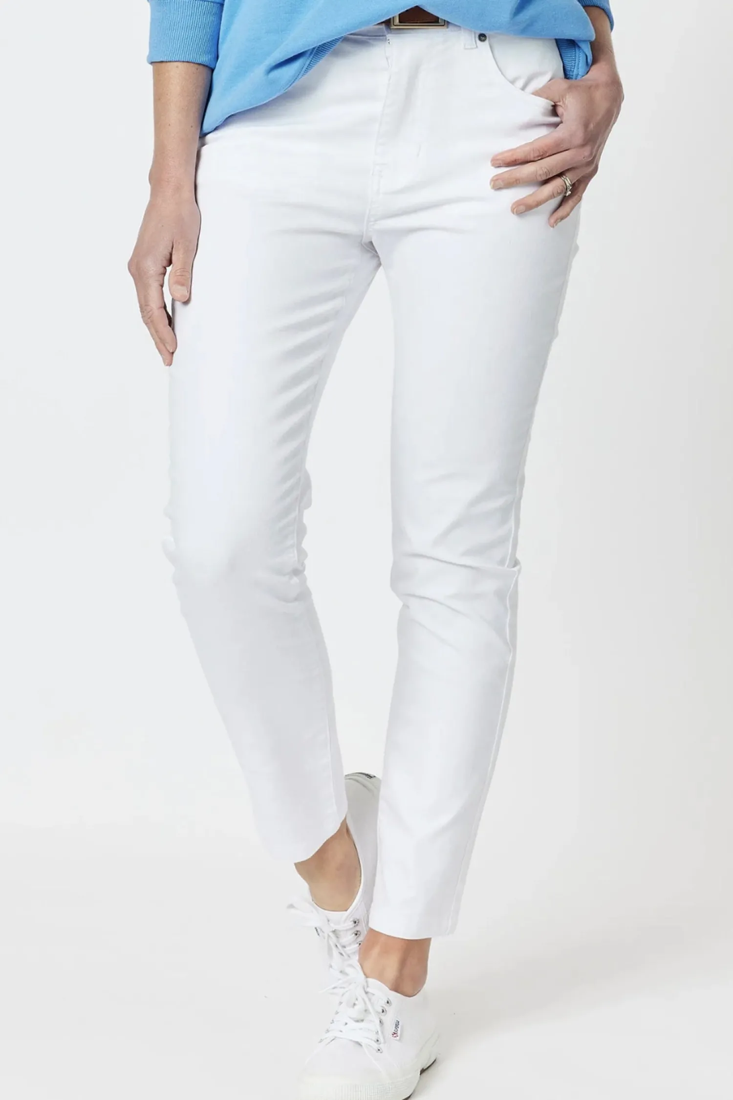 Clearance Marvel Denim Jean - White - GS4 Women Women's Jeans