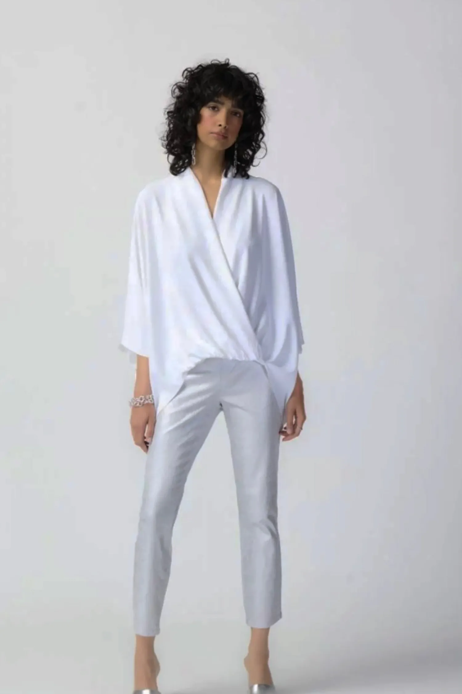 Clearance Metallic Animal Pant - Silver - JR38 Ladies Pants