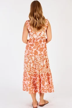 Sale Mia Sundress - Apricot - LL18 Dresses