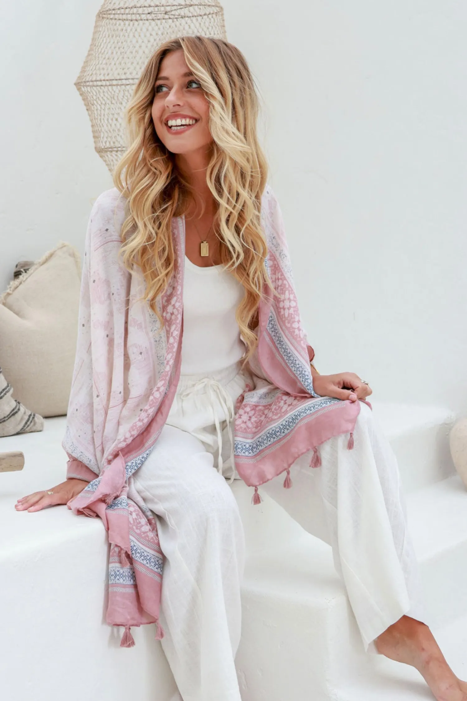 Online Miley Scarf - Blush - FR2 Scarves & Wraps