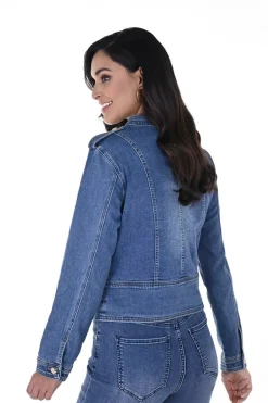 Online Military Denim Jacket - FL41 Coats & Jackets