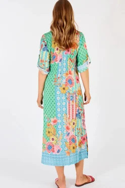 Sale Miranda Midi Dress - Sea - LL7 Dresses