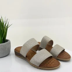 Sale Mister Sandal - Silver - LQ2 Flats|Sandals