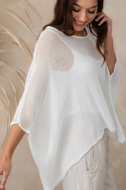 Clearance Modena Top - White - IC29 Shirts & Tops
