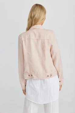 New Monza Jacket - Peony - TS1 Linen Lovers