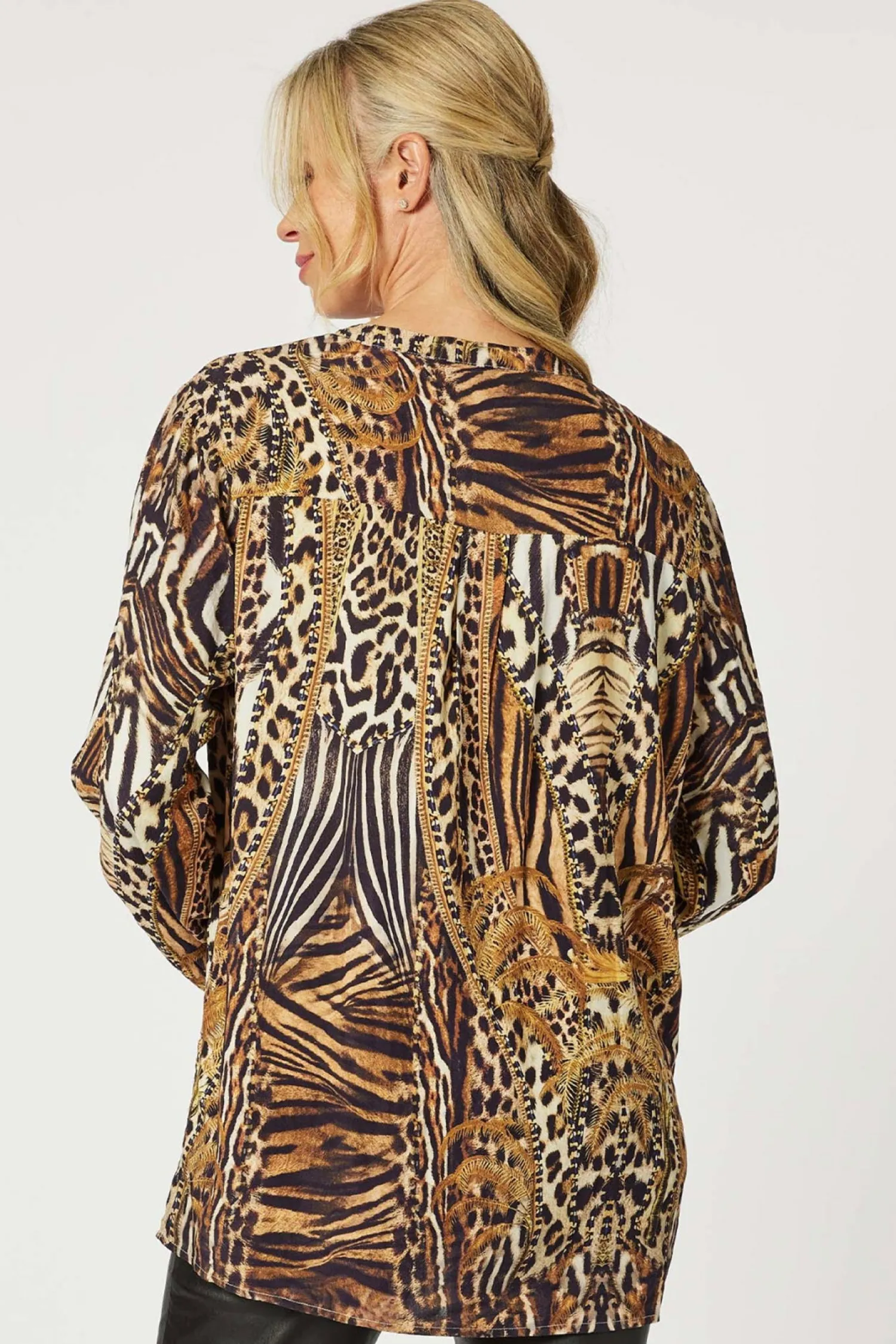Hot Morocco Print Shirt - Animal - HV30 Shirts & Tops