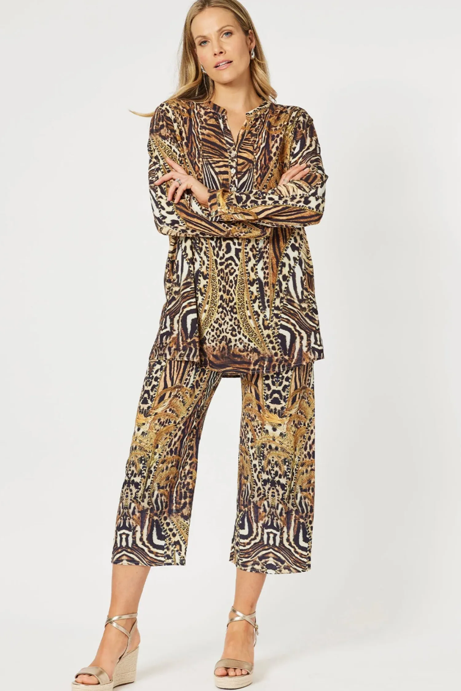 Hot Morocco Print Shirt - Animal - HV30 Shirts & Tops