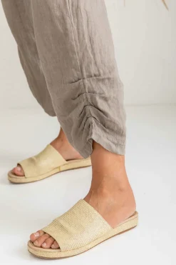 Best Murano Pant - Mocha - IC56 Linen Lovers|Ladies Pants