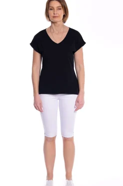 Discount Natasha Tee - Black - CL9 Shirts & Tops