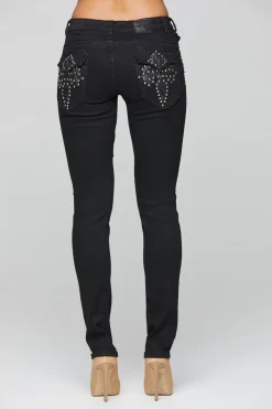 Discount Nottingham Studded Jeans - Black - NLJ13 Women Women's Jeans