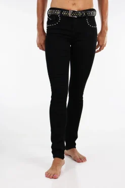 Discount Nottingham Studded Jeans - Black - NLJ13 Women Women's Jeans