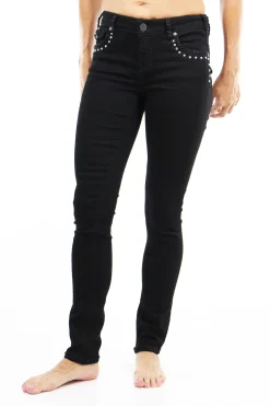 Discount Nottingham Studded Jeans - Black - NLJ13 Women Women's Jeans