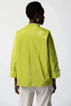 Hot Novelty Boxy Jacket - Key Lime - JR39 Coats & Jackets