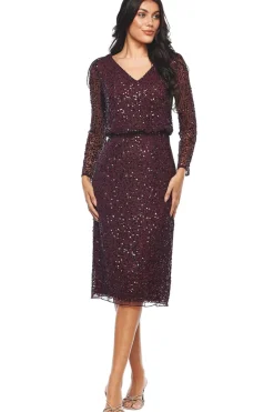 New Olympia Sequin Dress | Claret | JH2 Weddings & Events