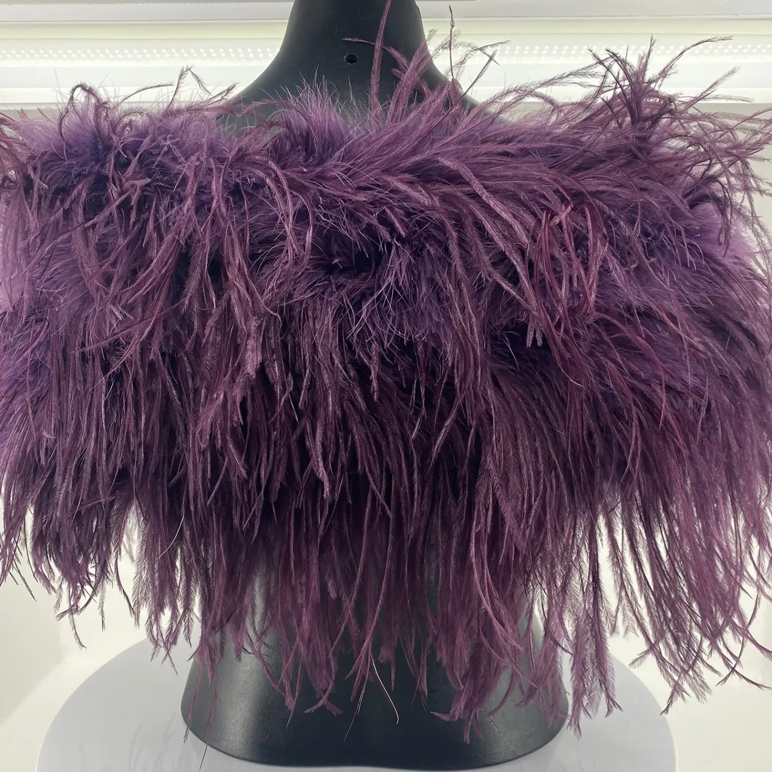 Best Ostrich Feather Shrug | Purple | FI2 Feather Wraps