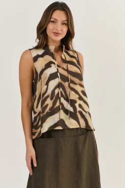 Clearance Paityn Sleeveless Top - Wildcat - OJ25 Shirts & Tops