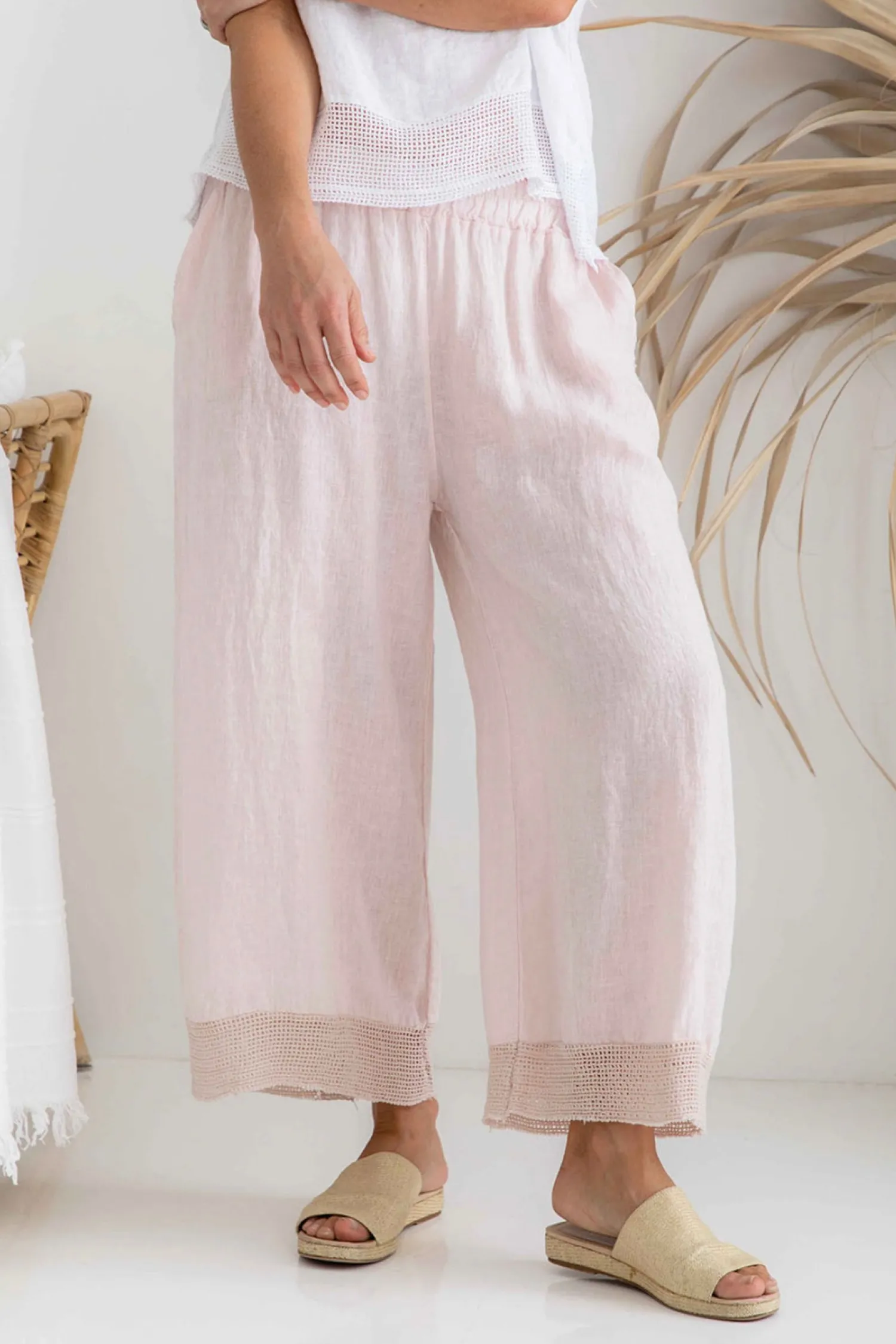 New Paneta Pant - Blush - IC28 Ladies Pants