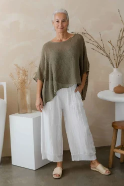 Outlet Paneta Pant - White - IC28 Ladies Pants