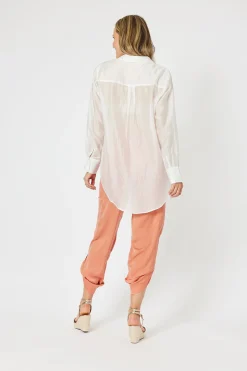 Discount Pearl Voile Shirt - White - HV16 Shirts & Tops