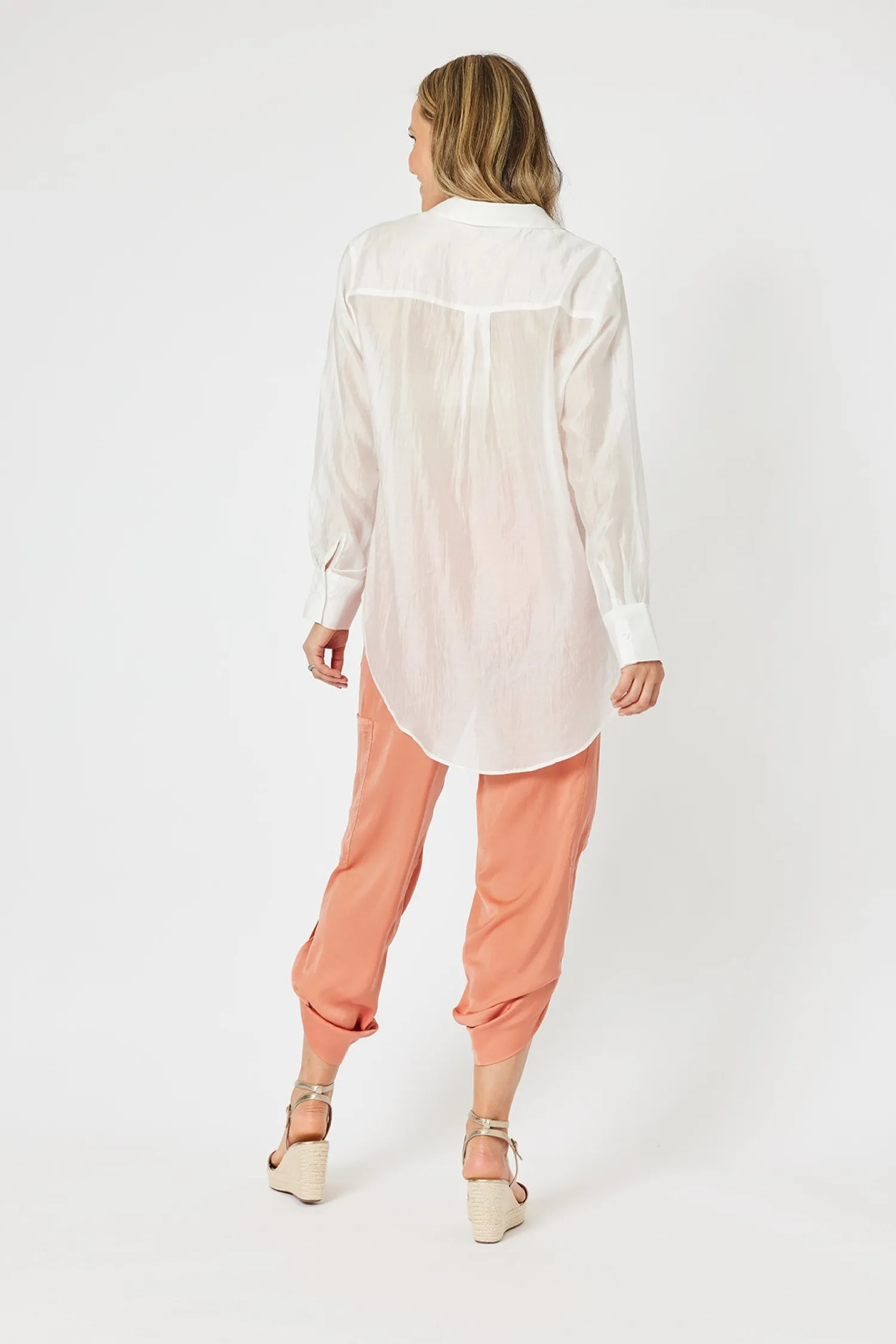 Discount Pearl Voile Shirt - White - HV16 Shirts & Tops