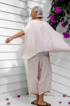 Sale Pisa Jacket - Blush - IC44 Linen Lovers|Coats & Jackets