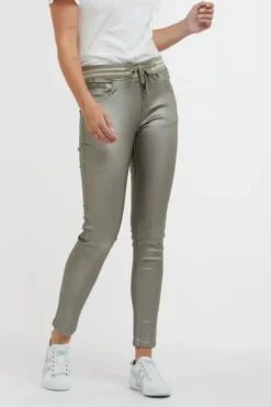 Discount Pleather Tommy Jean - Silver - IS44 Women Women's Jeans