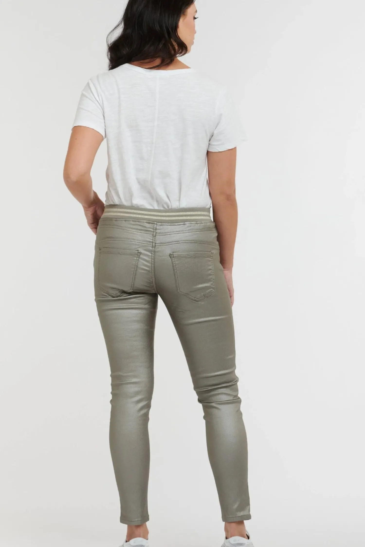 Discount Pleather Tommy Jean - Silver - IS44 Women Women's Jeans