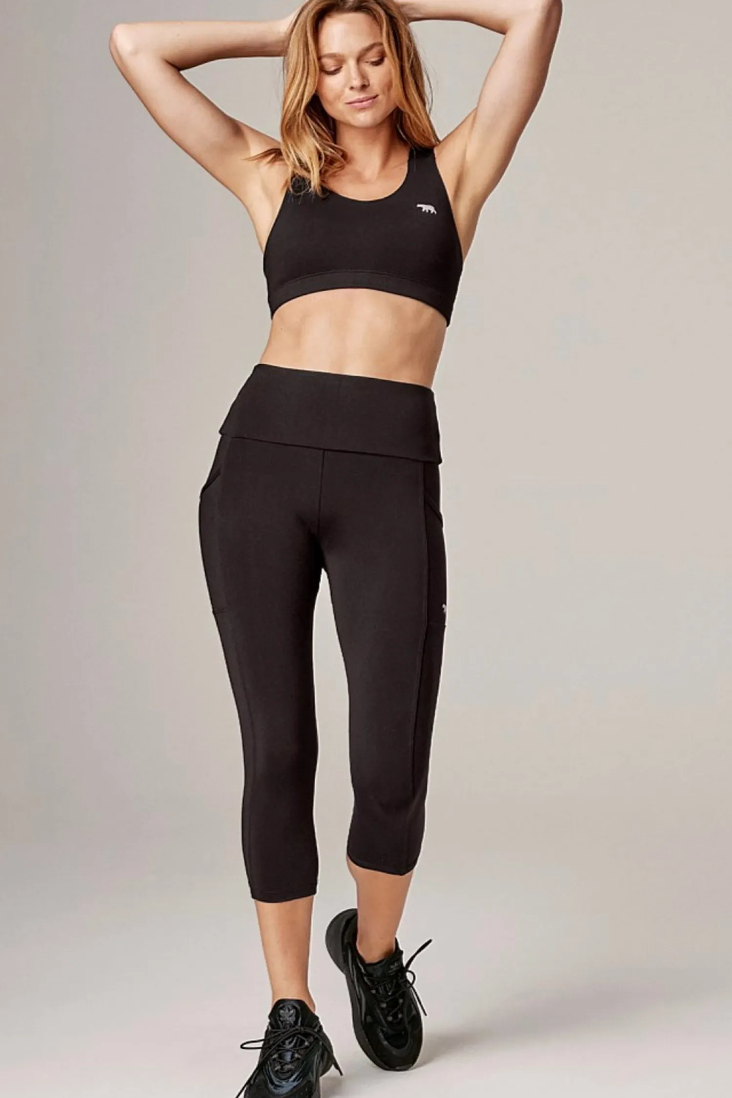 New Power Up Sports Top - Black - RB3 Activewear