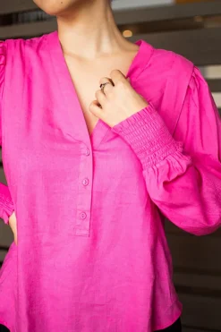 New Quinn Shirt - Hot Pink - SO8 Shirts & Tops
